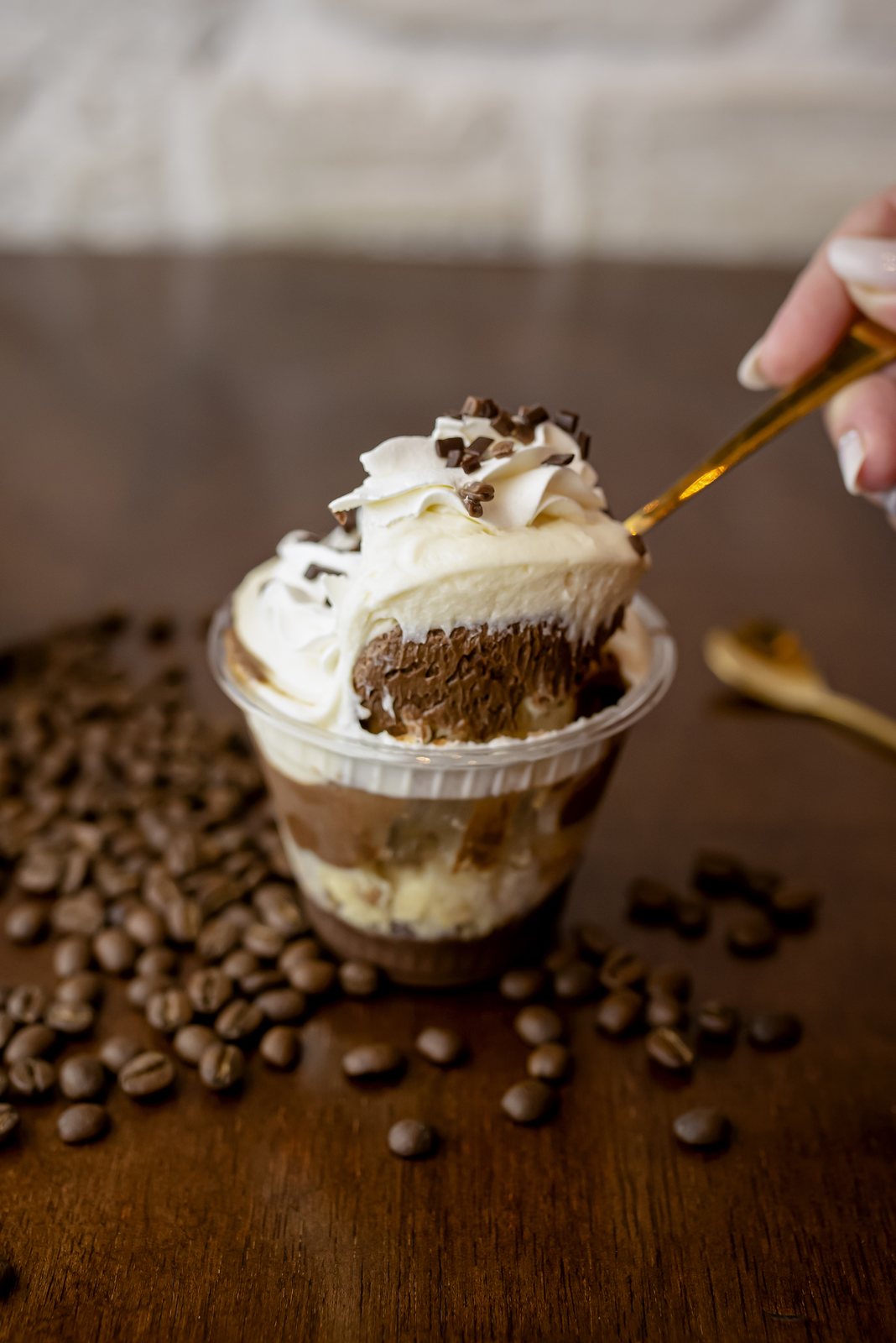 Doce no pote em camadas da Fada Madrinha