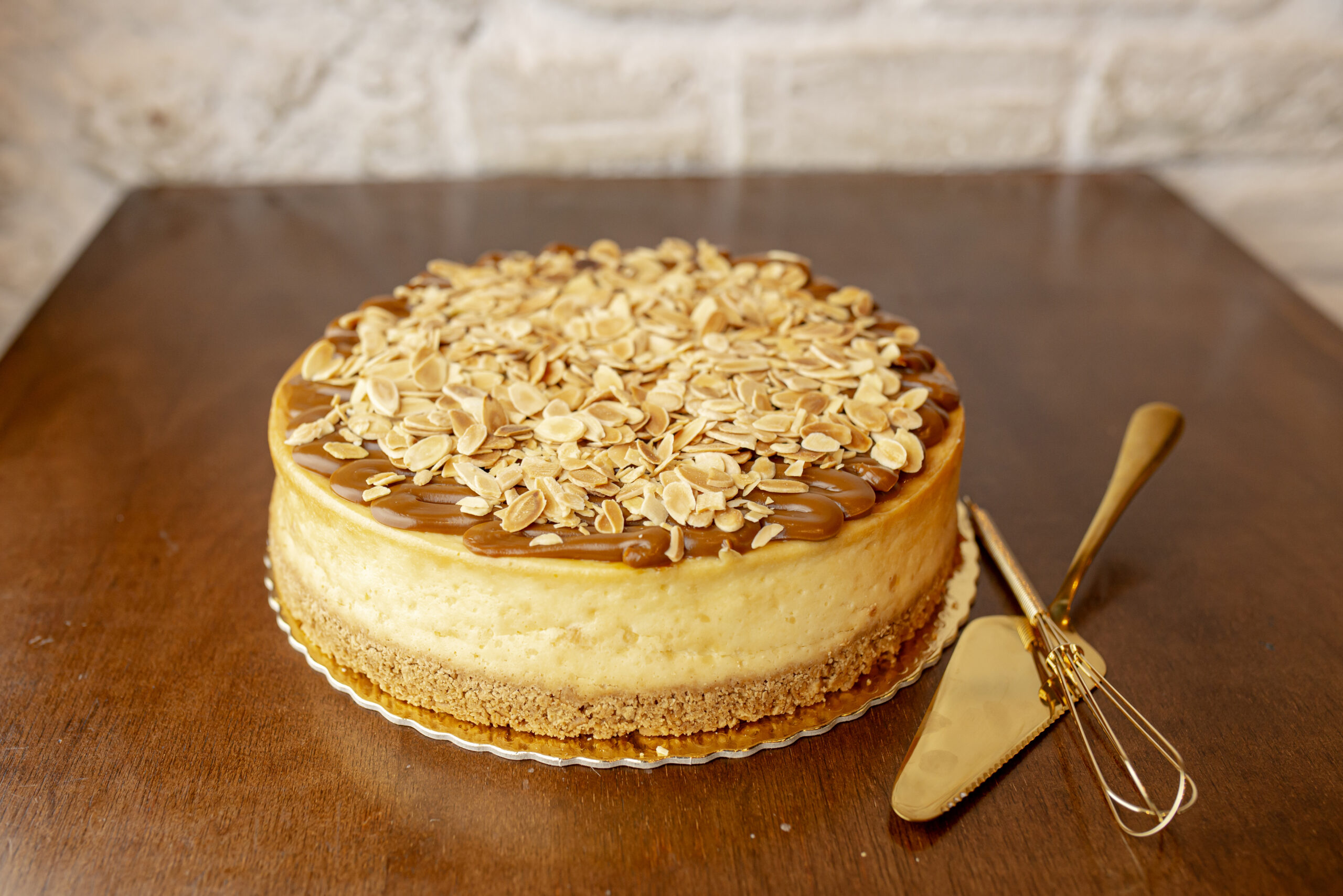 Cheesecake Doce de Leite e Amêndoas